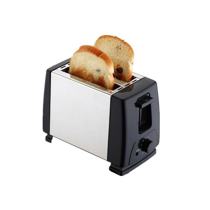 2 Piece Bread Toaster - Black