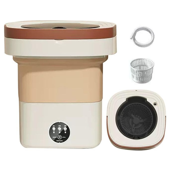 Fashion Folding Washing Machine Bm-188 - Cream