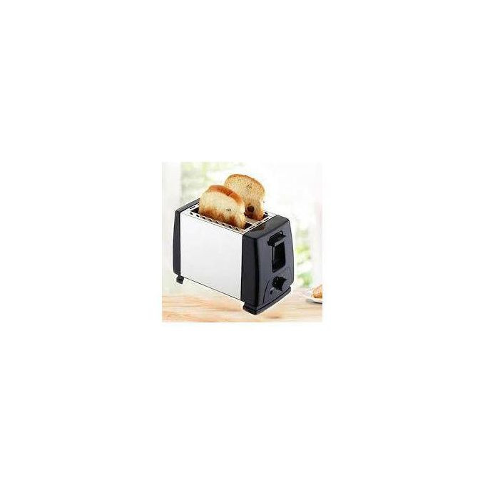 2 Slice Electric Bread Toaster HM 8002 - Silver, Black