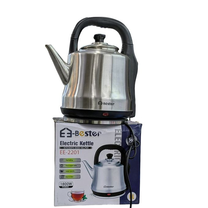 Ebester EE-2201 Electric Kettle - Silver -2Ltr.