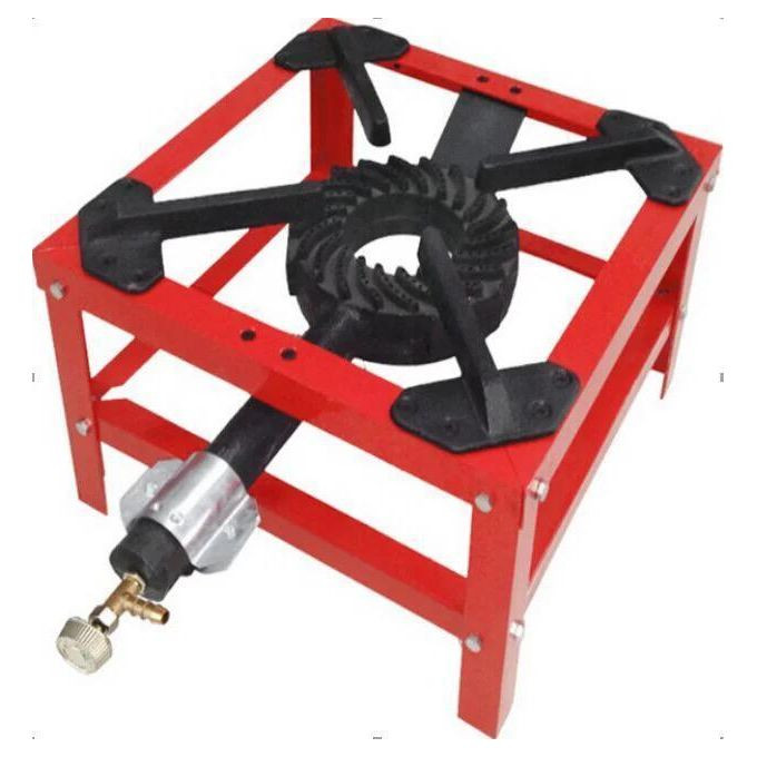 Red Single Gas Cooker Top