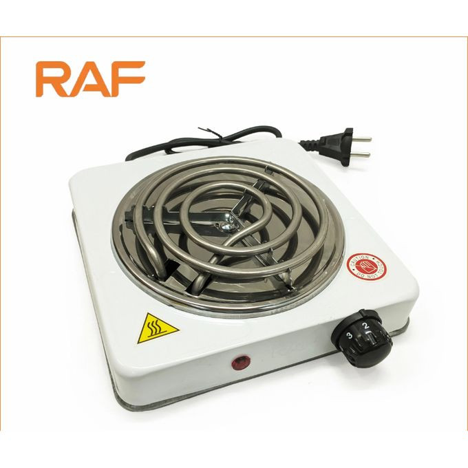 Hot Plate & Electric Stove + Cooker with Uniform Heating – 1000w - white, Black.