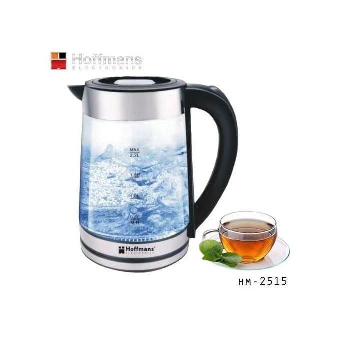 Transparent Electric Kettle 2.2ltrs - Transparent, Silver