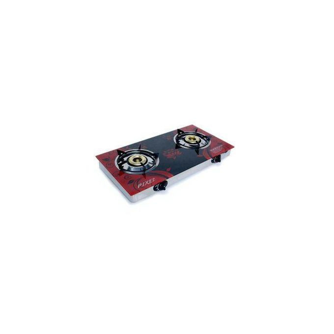 Pixel 2 / double Glass Tempered Gas Burner Stove / cooker