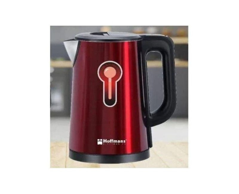 2.5Ltrs Electric Tea Kettle For Boiling Water Stainless Steel Double Wall Hot Water Boiler with Automatic Shut Off & Boil-Dry Protection - silver