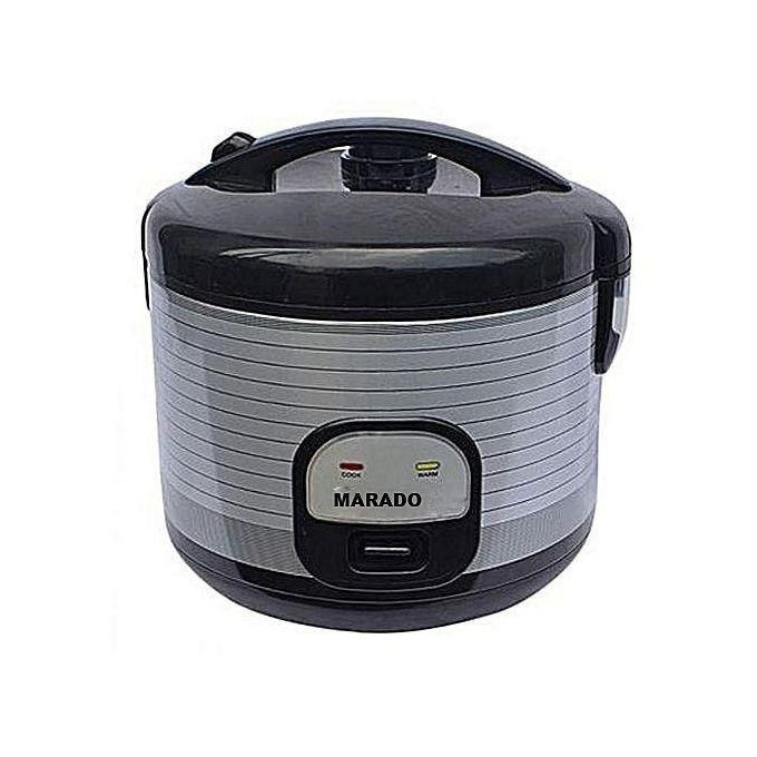 Morado Rice Cooker - 3 Litres - Black White