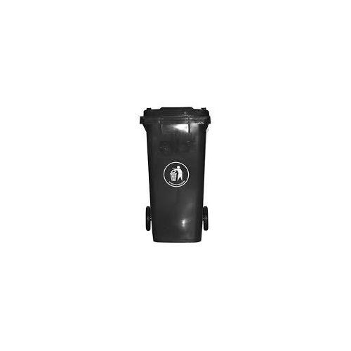Outdoor 120L Medium Grey Plastic Waste Bin