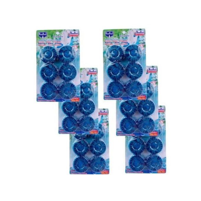 36pcs Toilet Bowl Cleaner And Air Freshener -Blue
