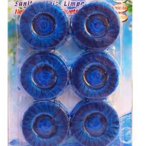 6 in 1 Toilet Bowl Cleaner -Blue