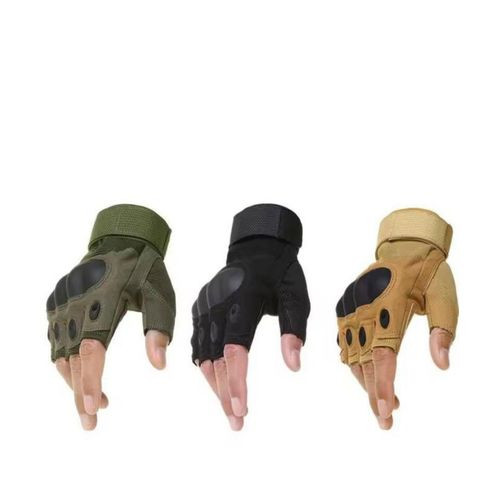 Tactical Half Finger Hand Gloves - Multicolor