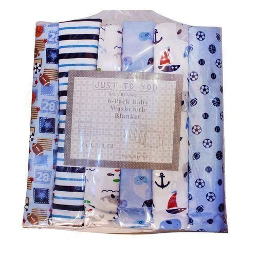 6pcs Baby Bedsheets Baby Shawl Sheets - Multi-Colour