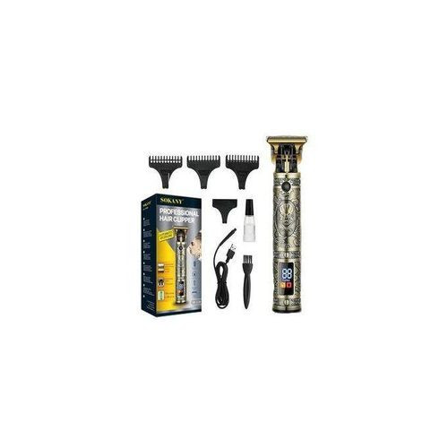 Sokany Professional Rechargeable Hair Clipper & Trimmer-Gold