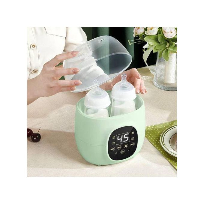 Electric Portable Baby Bottle Warmer Sterilizer For Milk Baby Bottle Fast Heater Warmer Mother Milk Multi-function Automatic Intelligent Thermostat With LCD Temperature Display