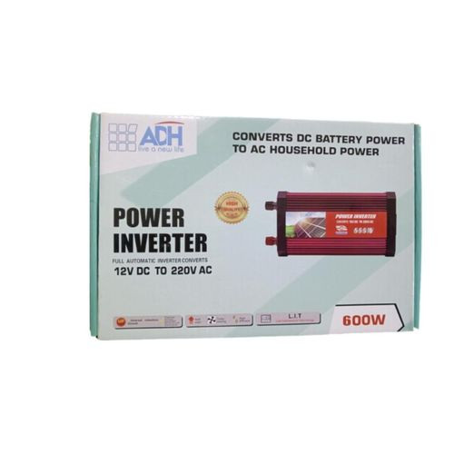 12V DC Solar Inverter 600W - Maroon/Red