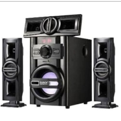 Djack Bluetooth Woofer Radio, USB input with FM Radio - Black