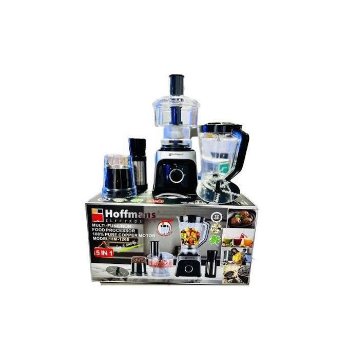 Hoffmans 5 In 1 Electric Blender- Color Black