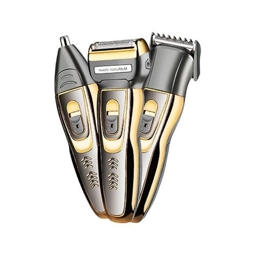 Geemy Rechargeable Shaver And Trimmer Set, 3-in-1 Personal Care Device Hair And Nose Trimmer - Multicolor