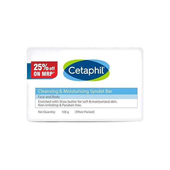 Cetaphil Cetaphil- Cleansing Moisturizing Syndet Bar 100gm