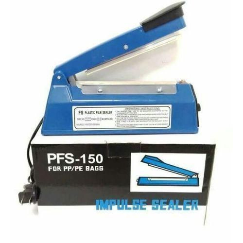 Impulse Heat Sealer Plastic Film Sealing Machine 150mm - Blue