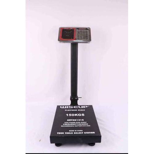 WISEUP Electronic Scale,High Precision Industrial Commercial Corrugated Steel Counting Table Weight Weighing MultiFunctional Scales Portable Digital Electronic Weighing Scale Balance Platform Floor Scale With Plastic Head Foldable -Multicolor