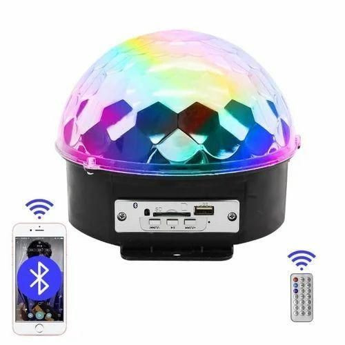 MP3 LED Magic Ball Bluetooth USB Disco DJ Stage Lighting - Black