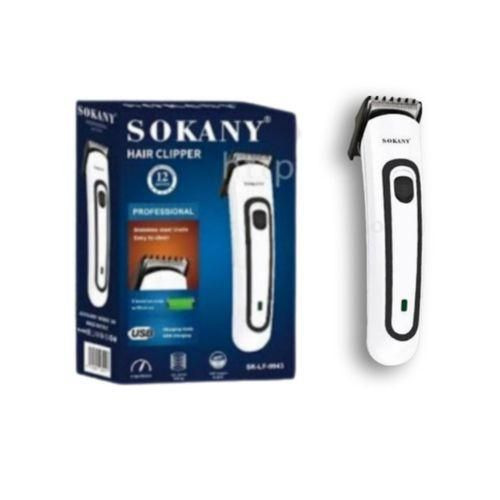 Sokany Rechargeable Hair Trimmer Grooming Kit - White