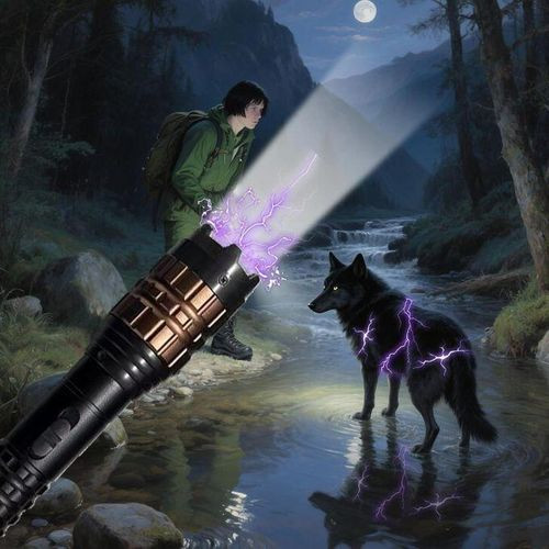 X5 Stun Gun Ultrapowerful Rechargeable for Men Women for Car & Self Defense - Black