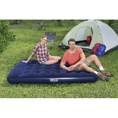 Inflatable Air Mattress With Free Pump 3*6 Inches - Blue