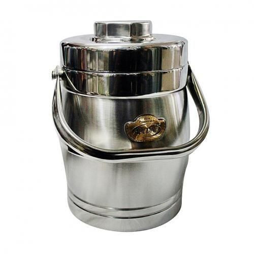 Aulun Keep It Hot Stainless Steel Food Flask 2.5 Litres - Silver