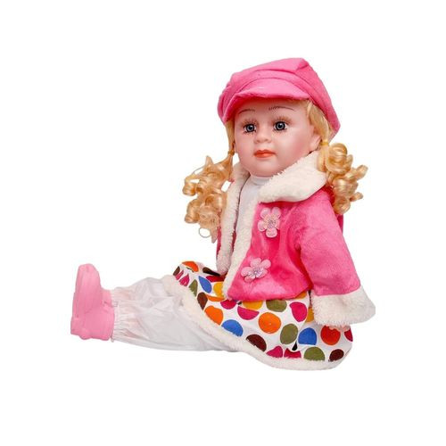 Baby Doll Toy For Girls & Boys Singing Songs And Poem Baby Girl Doll With Multiple Clothes Designs - Multicolor