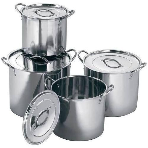 High Quality Stainless Steel Stock Pot,skirt Pot 4sets - Silver