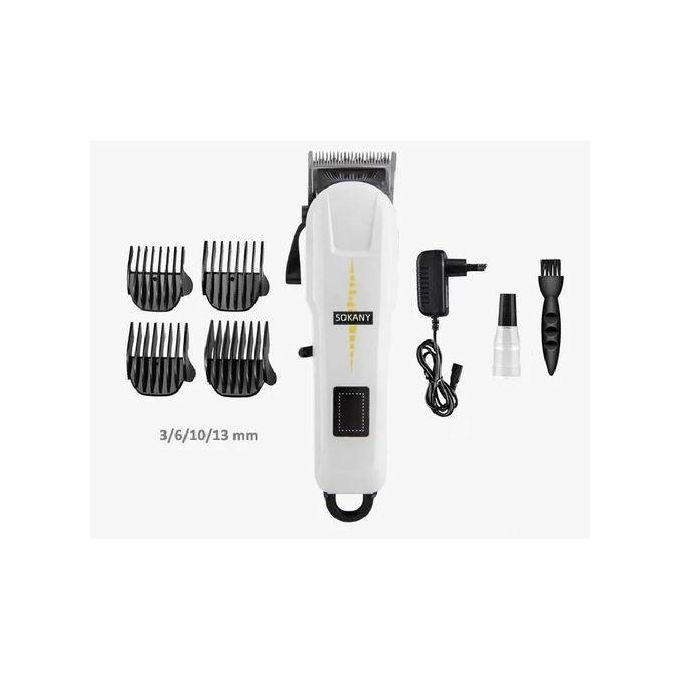 Sokany Wireless Electric Hair Shaving Machine - White