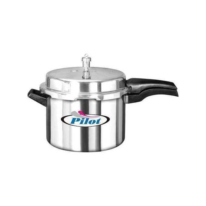 5Litres Stainless Steel Pressure Cooker - Silver
