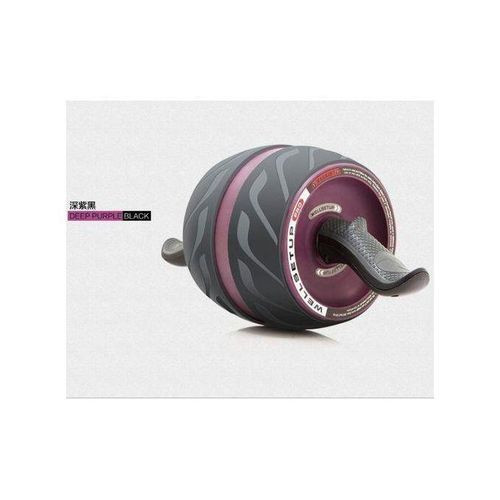 AB Roller Wheel With Knee Support Mat/Ab Carver Roller- Black