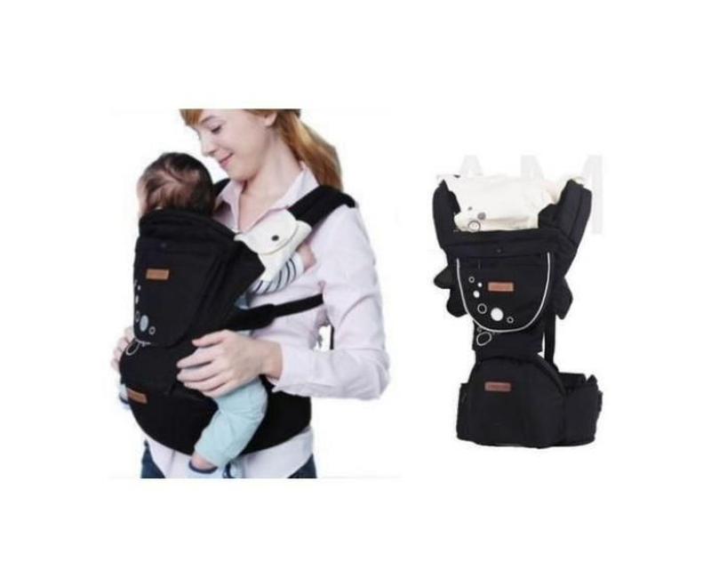 Hipseat Baby Carrier- Black