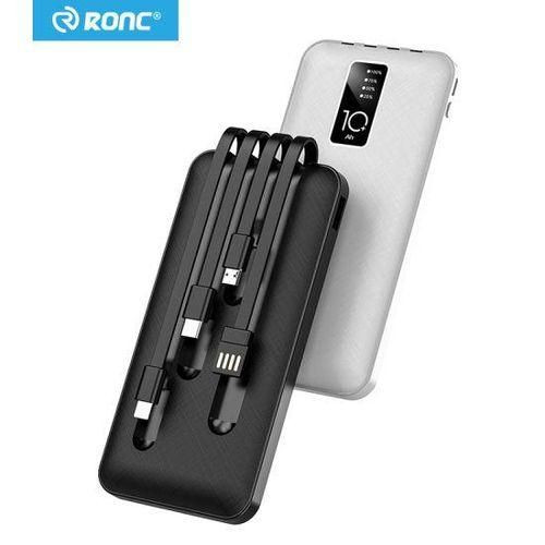 ZHY 4 In1 Fast Charging Power Bank 10000mAh Battery - Black/White