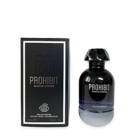 Fragrance World Prohibit Parfum Intense For Men, 100ml