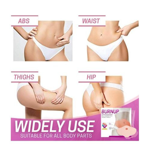 Burnup Belly Shaping Patches Organic Formula Healthy Mild Improve Metabolism Natural Weight Loss - White