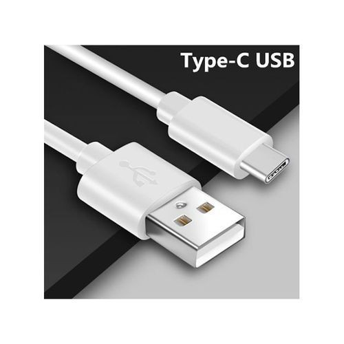 Usb Type C USB Fast Data Sync Cable USB Charger - White