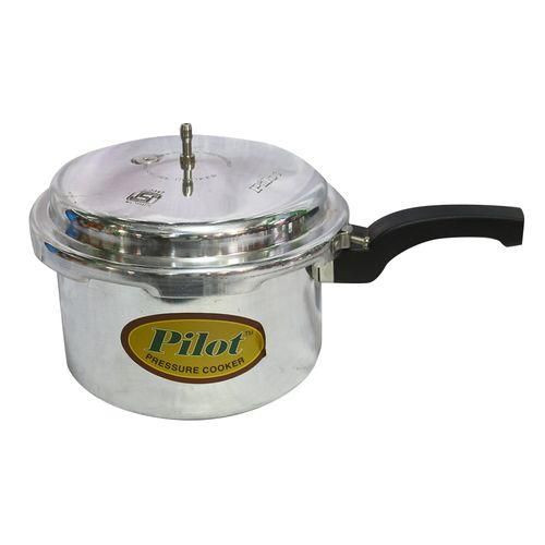 12 Ltrs Pilot Pressure Cooker - Silver