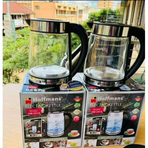 Hoffmans Glass Percolator Silver