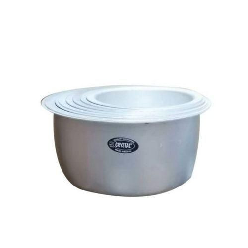 Set Of 8pc Crystal Sourcepans - Silver