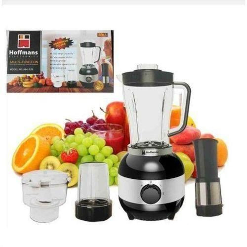 Hoffmans 4 IN 1 Multi-function Electric Blender Juicer Fruit Mixer Powerful Hand Held Stainless Steel Grinder
