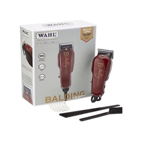 Wahl Balding Professional Electric Shavers Hair Shaving Machine- Black,Maroon