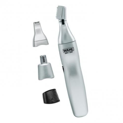 Wahl Ear, Nose, & Brow Trimmer Facial Hair Trimmer for Men & Women-Silver