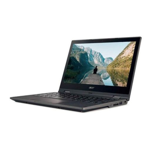 Acer Renewed Mini TravelMate Celeron 4GB RAM 128GB SSD 12" - Black