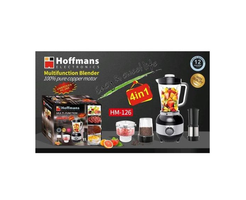 Hoffmans Multifunction Blender Model HM-126 - Black