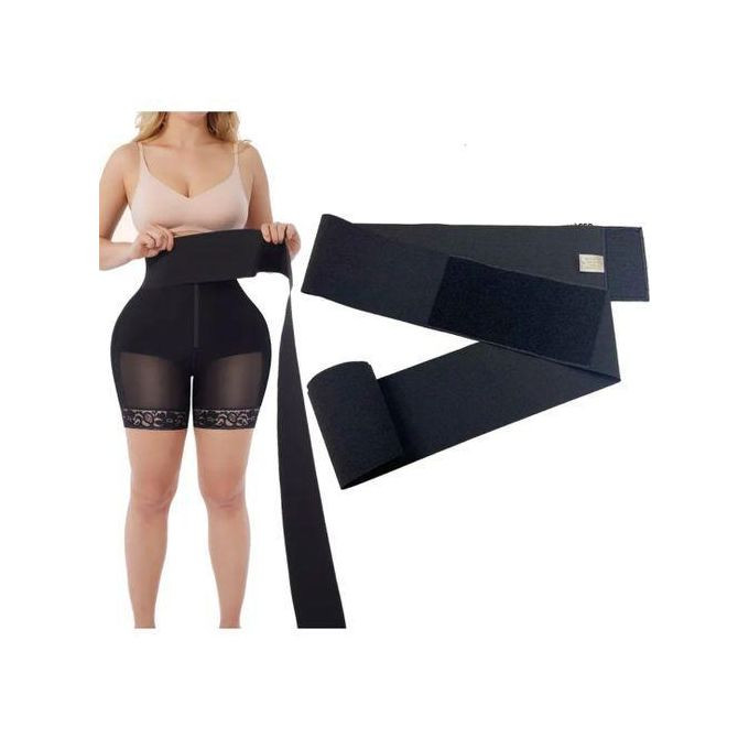 Waist Trainer Body Shaper Male Abdomen Reducer Bandage Wrap Slimming Belt Tummy Control Waist Trimmer Corset Belly Shapewear Black