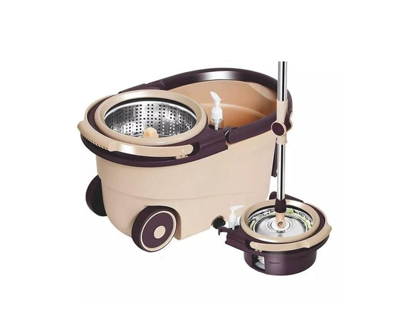 Magic Floor Cleaning Spin Mopper - Multicolor