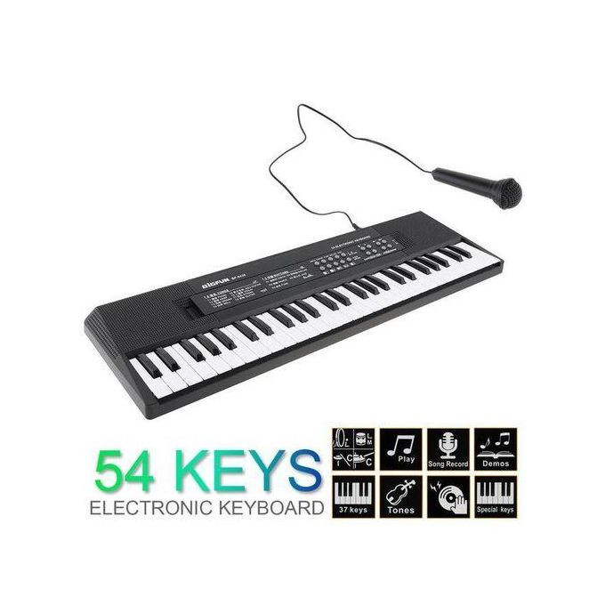 Keys Electronic Keyboard Piano Digital Music Key Board with Microphone Children Musical Enlightenment